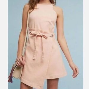 Anthropologie Pink Mini Dress
